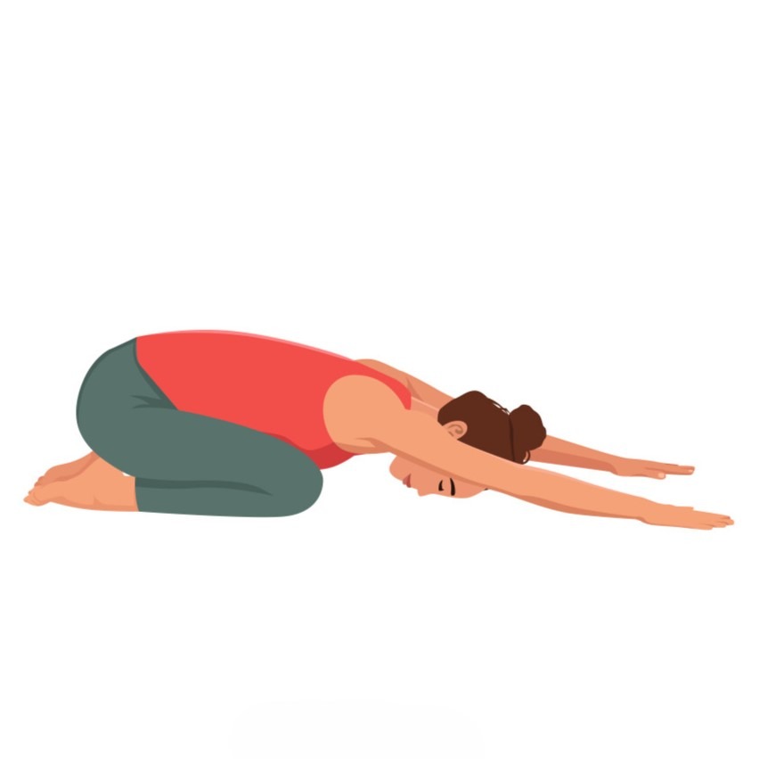 Balasana Postpartum Yoga