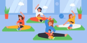 Postpartum Yoga for New Moms by My Yoga Vibe