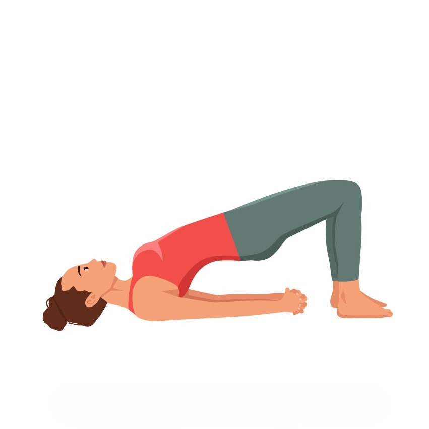 Setu Bandha Sarvangasana - Prenatal Yoga Poses for First Trimester