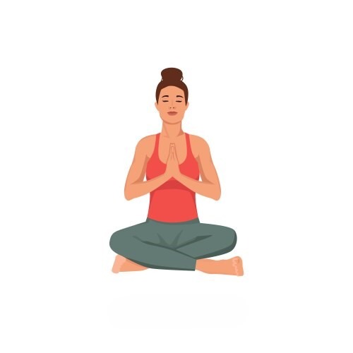 Sukhasana - Prenatal Yoga Poses for First Trimester