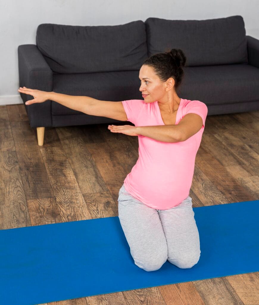 First trimester yoga modifications 